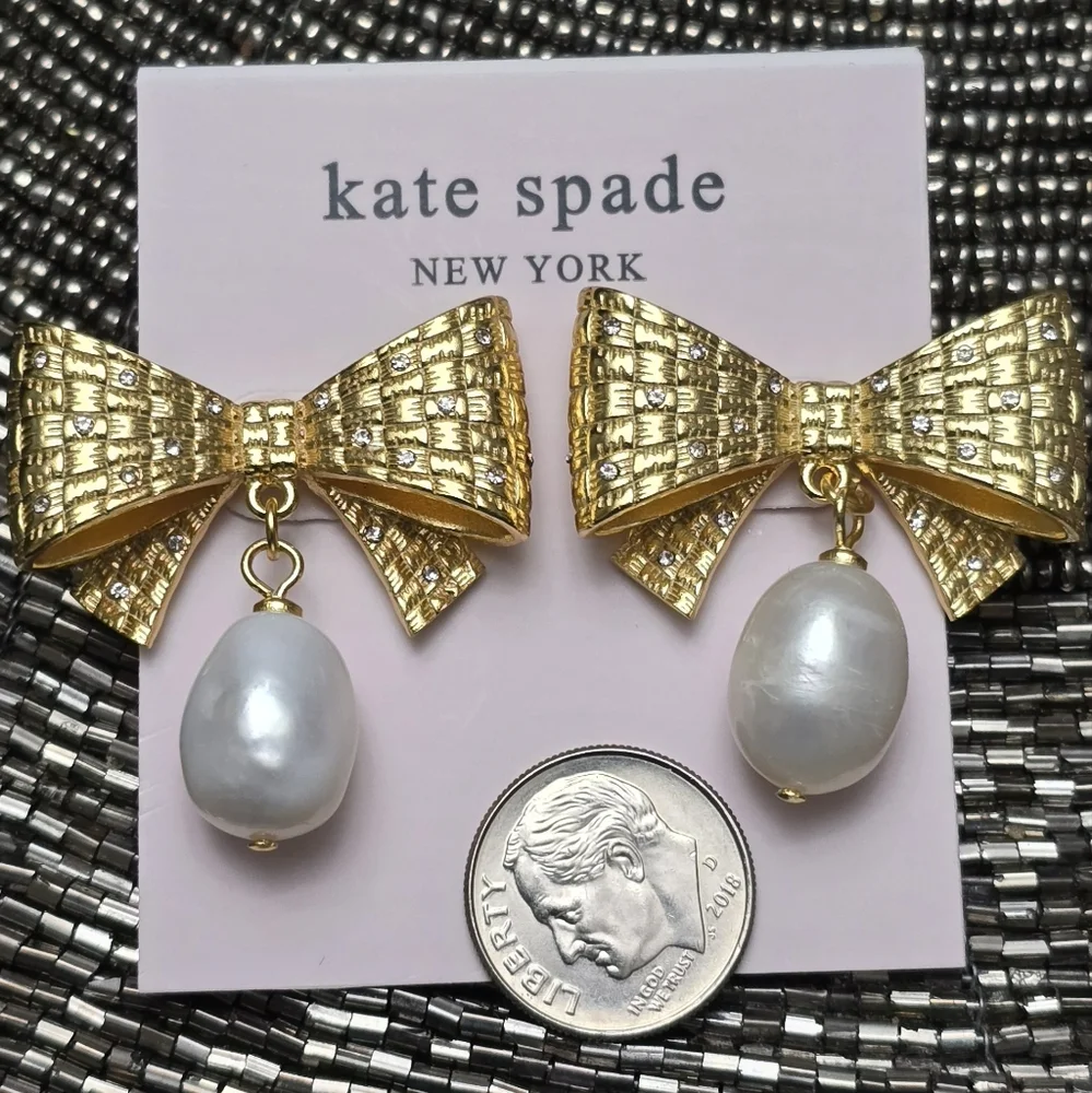 Kate Spade Wrapped in a Bow Drop Earrings